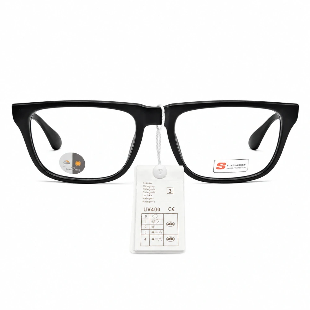 Samozatmavovací sluneční brýle VIVIDSIGHT 6407, černý rámeček, UV400, Cat.3, unisex