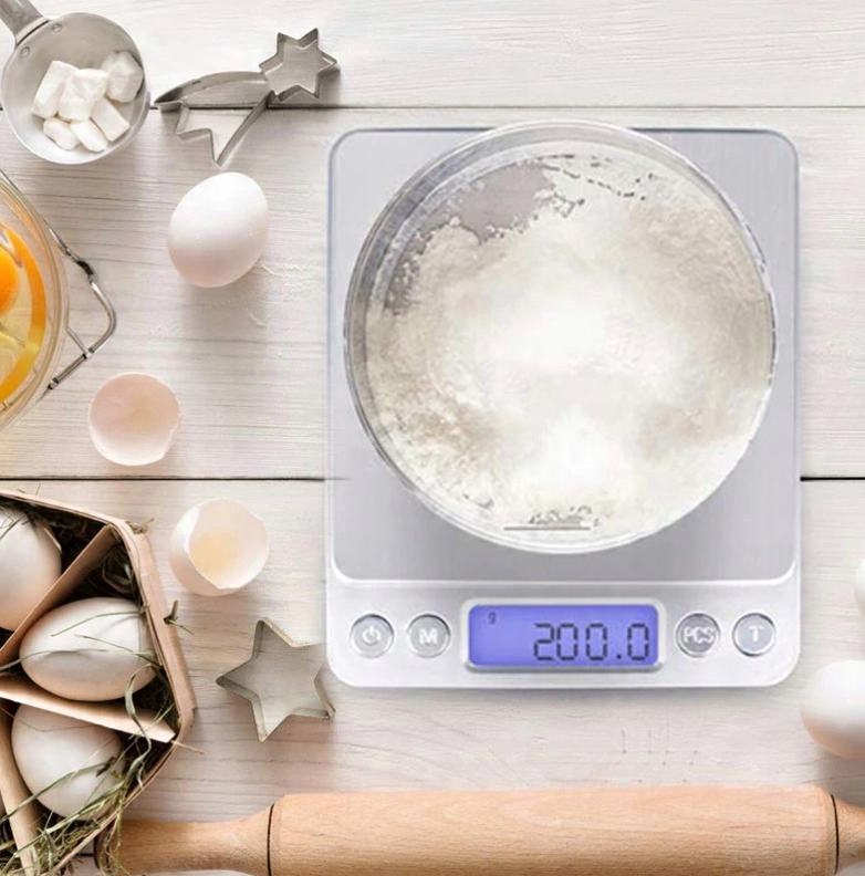Reto MB Pro 200g/0,01g | Přesná digitální váha na šperky | Kuchyňská váha na koření | Kapesní mini váha s LCD