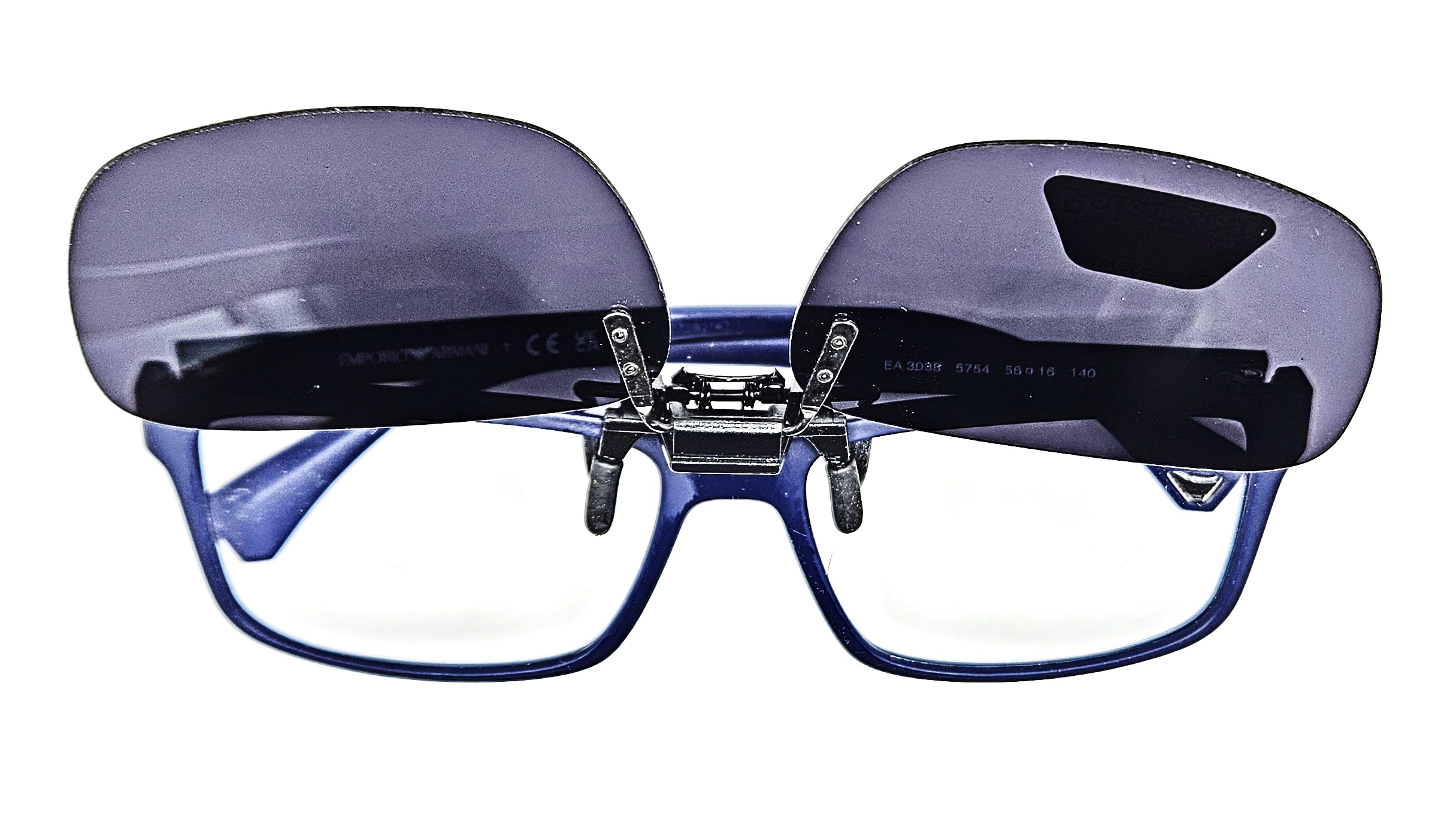 Polarizační klips Nakida T-143 G - šedý, 60x41mm