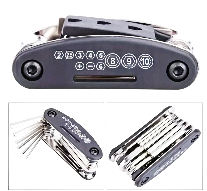 Reto MB sada nářadí na kolo 16v1 - Multitool pro opravu kola