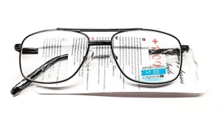 Dioptrické brýle BLACKEAGLE 1R02 FLEXI dioptrie +2,0 kovové rámečky