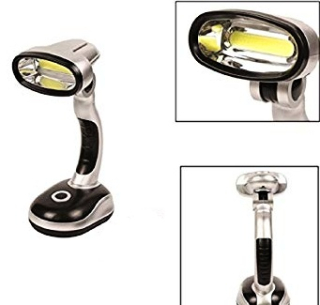 Stolní svítilna Ideka TK-1043, COB LED 5W, stříbrná