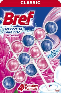 Bref WC blok Power Activ Flower 3 x 50g
