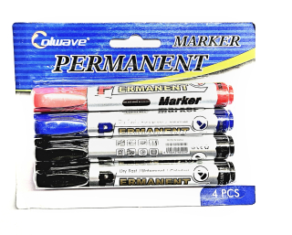 Sada permanentních fixů Colwave CL-101 | 3 barvy | Všestranné použití | Voděodolné
