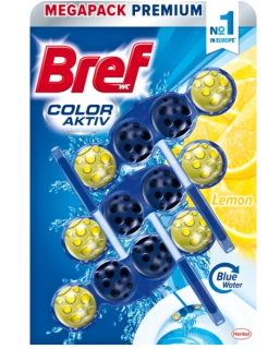 Bref Color Aktiv WC blok Lemon 3 x 50g