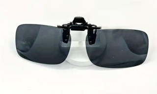 Polarizační klips Nakida T-143 G - šedý, 60x41mm