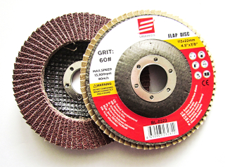 Brusný lamelový kotouč E-SONIC BL-0323 professional 115x22 mm, Grit A60