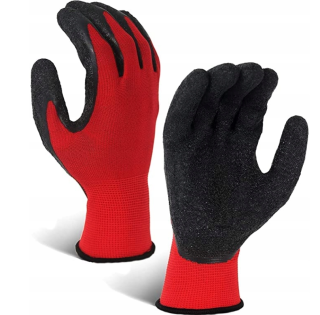 Pracovní rukavice Nakida R2001 | červeno-černé | vel. 10 (XL) | latexové
