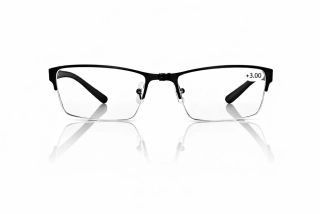 Dioptrické brýle SURGLASS DE LUXE TR-230p kovové černé +3,00 dioptrie, unisex